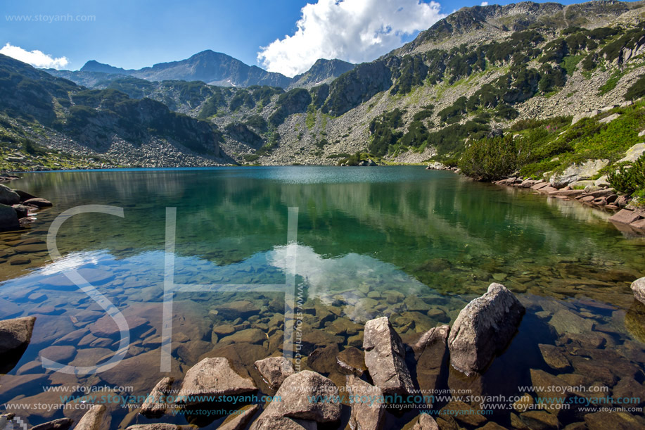 Mount Banderishki Chukar and Banderishko Ribno (Fish) Lake, Pirin Mountain