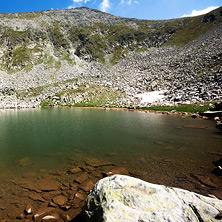 Kozi (Goat) Lakes and  Kamenitsa Peak, Pirin Mountain