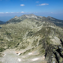 View from Kamenitsa peak to Polezhan peak, Pirin Mountain - Photos from Bulgaria, Resorts, Тourist Дestinations