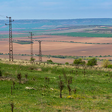 Изглед от Деветашко Плато към Дунавска равнина, Област Ловеч