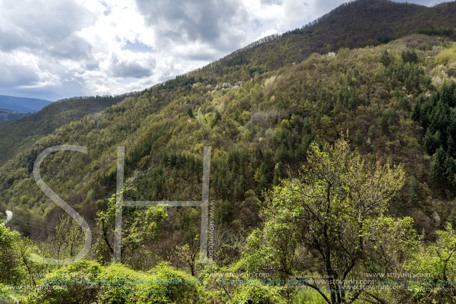 Rhodopes Mountain, Village of Kosovo, Plovdiv Regionview from