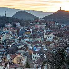 Plovdiv Sunset, view from Nebet Tepe