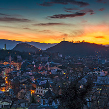 Plovdiv Sunset, view from Nebet Tepe - Photos from Bulgaria, Resorts, Тourist Дestinations
